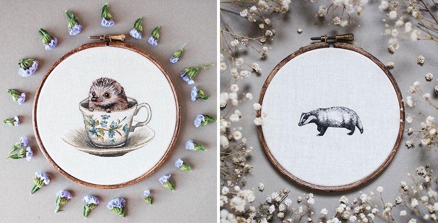 I Transform Pets Into Hand-Embroidered Portraits I Transform Pets Into Hand-Embroidered Portraits