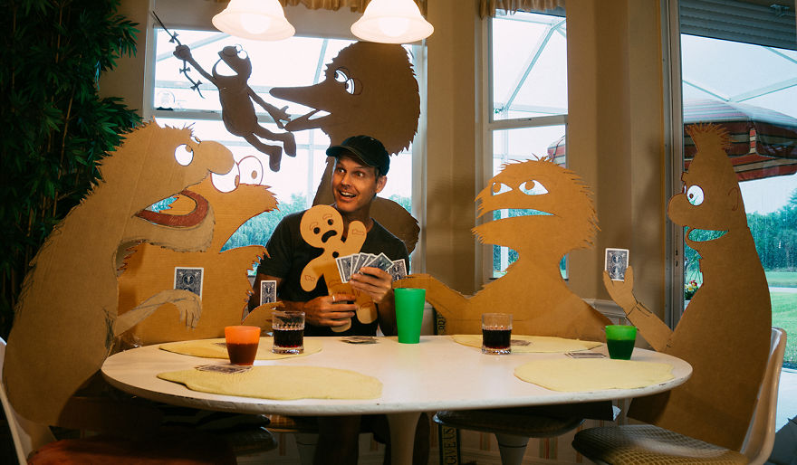 I Turn Simple Cardboard Cutouts Into Fun Sesame Street Silhouettes I Turn Simple Cardboard Cutouts Into Fun Sesame Street Silhouettes