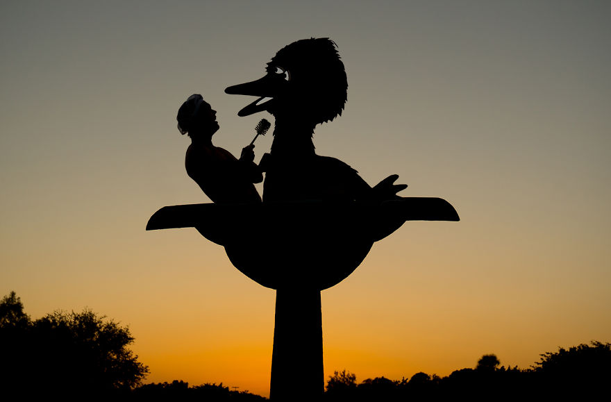 I Turn Simple Cardboard Cutouts Into Fun Sesame Street Silhouettes I Turn Simple Cardboard Cutouts Into Fun Sesame Street Silhouettes