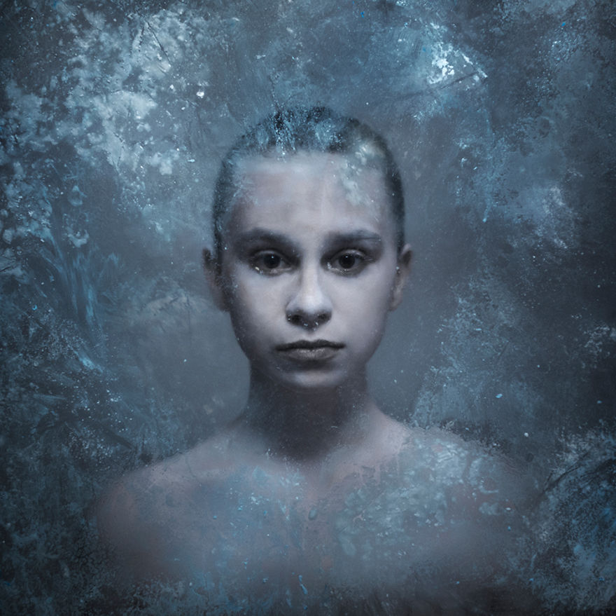 I Created Conceptual Portraits Representing Colors By Combining Photography And Painting