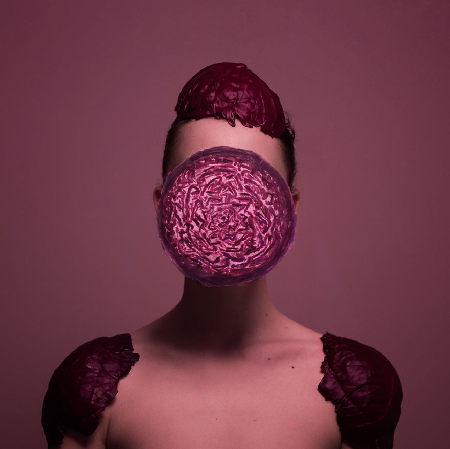 I Created Conceptual Portraits Representing Colors By Combining Photography And Painting I Created Conceptual Portraits Representing Colors By Combining Photography And Painting