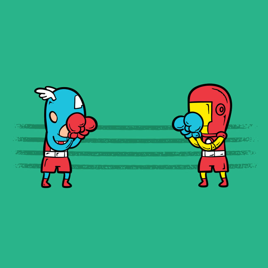 I Made A Parody Series Of Illustrations Of Characters Of Civil War Movie