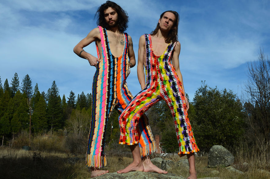 I Turn Grandma's Blankets Into Clothes