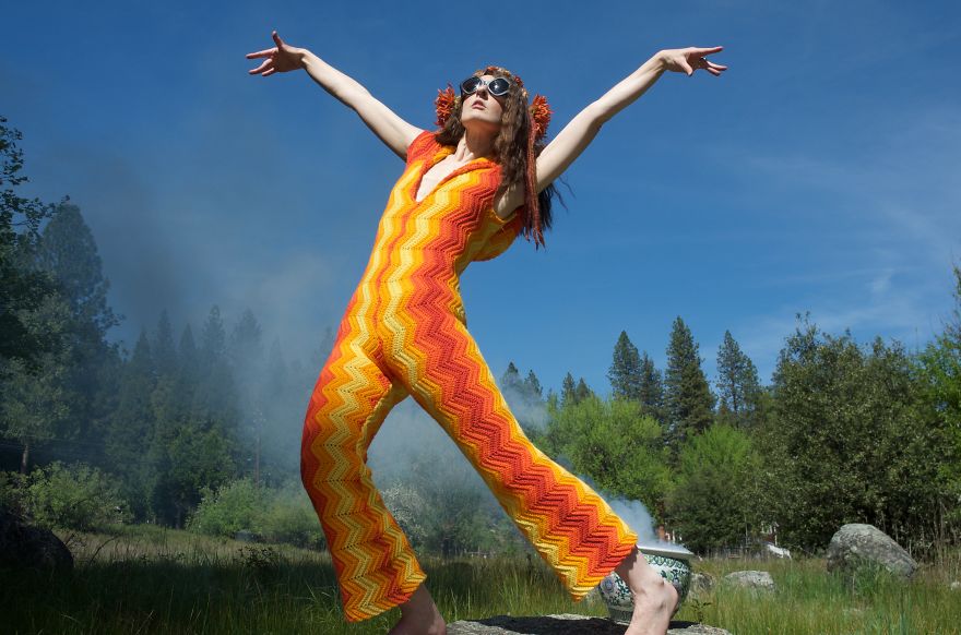 I Turn Grandma's Blankets Into Clothes