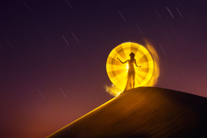 Light-Painting: We Travel Around The World To Create Fantasy Portraits Light-Painting: We Travel Around The World To Create Fantasy Portraits