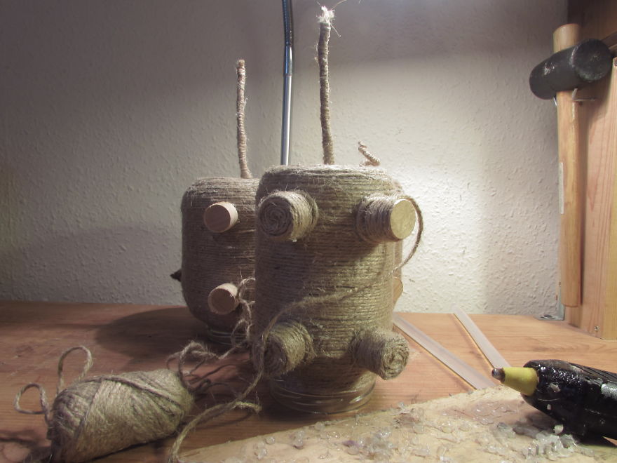 I Decided To Recycle My Jars In A Creative Way I Decided To Recycle My Jars In A Creative Way