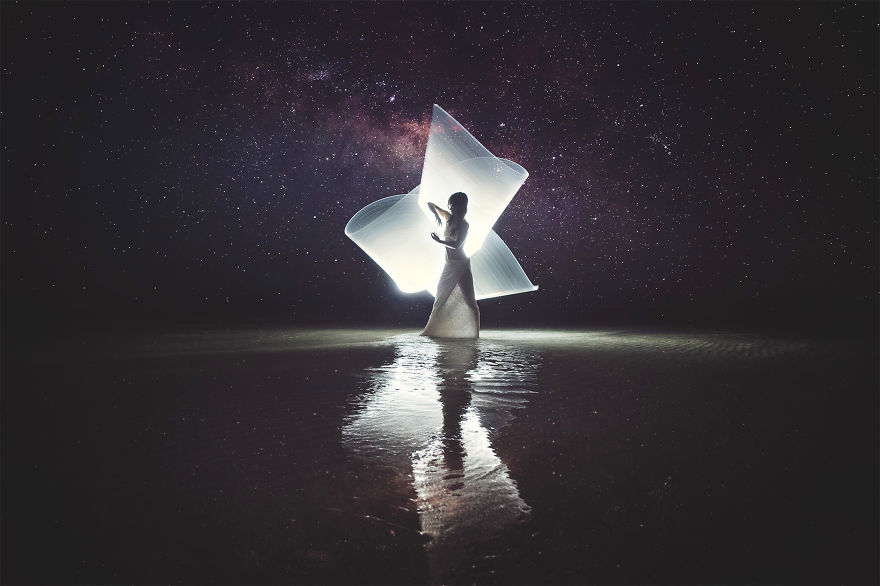 Light-Painting: We Travel Around The World To Create Fantasy Portraits Light-Painting: We Travel Around The World To Create Fantasy Portraits