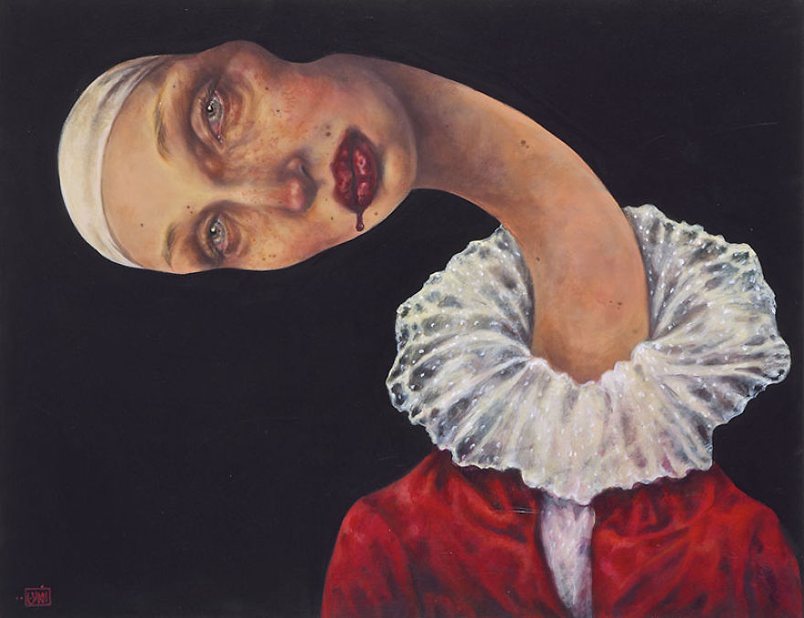 Surreal Portraits Of Women Painted By An Iranian Artist