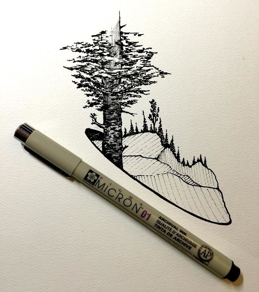 I've Been Drawing One Illustration A Day For 2 Years