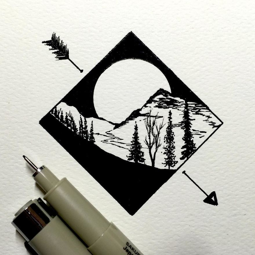 I've Been Drawing One Illustration A Day For 2 Years