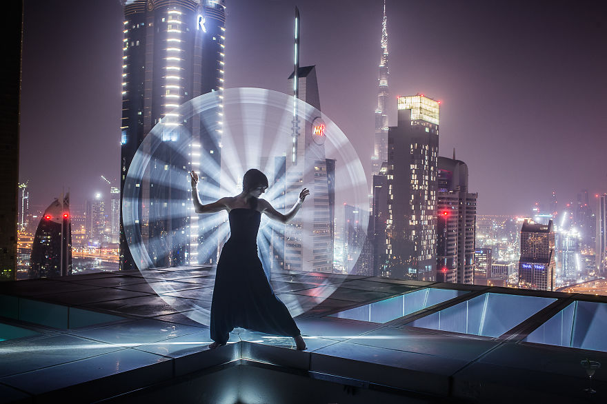 Light-Painting: We Travel Around The World To Create Fantasy Portraits Light-Painting: We Travel Around The World To Create Fantasy Portraits