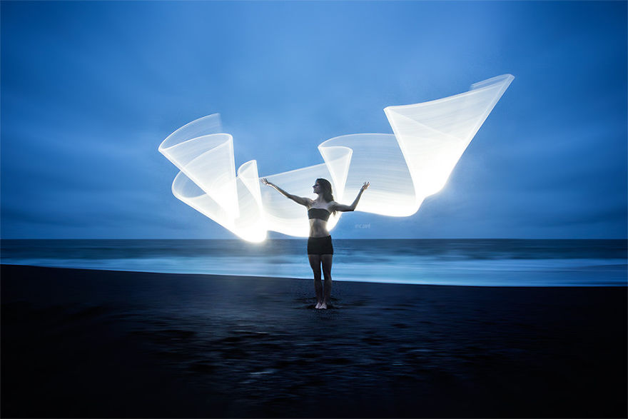 Light-Painting: We Travel Around The World To Create Fantasy Portraits Light-Painting: We Travel Around The World To Create Fantasy Portraits