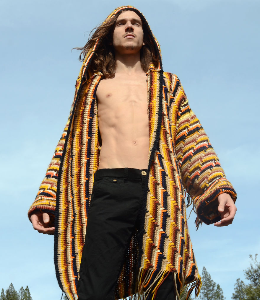 I Turn Grandma's Blankets Into Clothes