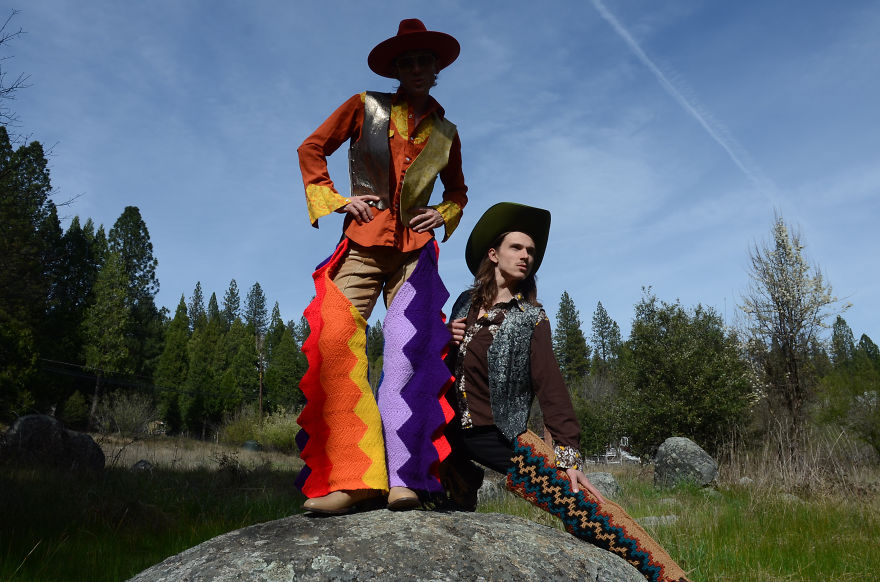 I Turn Grandma's Blankets Into Clothes