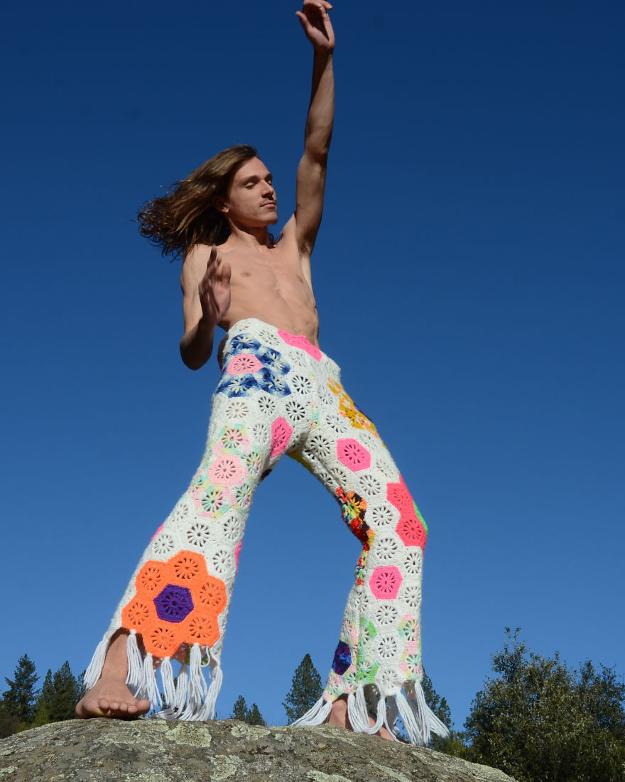 I Turn Grandma's Blankets Into Clothes