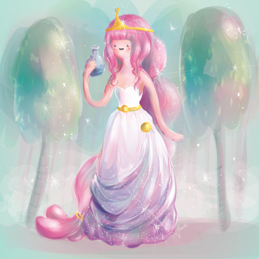 Mathematical! I Drew Adventure Time Characters In Adobe Illustrator