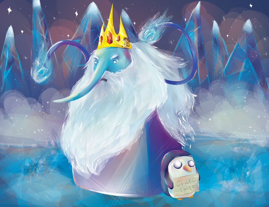 Mathematical! I Drew Adventure Time Characters In Adobe Illustrator