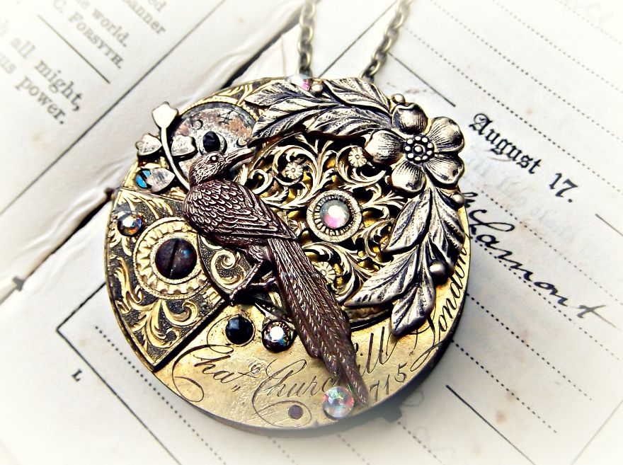 We Turn Used Antique Pocketwatch Parts Into One-Of-A-Kind Jewelry We Turn Used Antique Pocketwatch Parts Into One-Of-A-Kind Jewelry