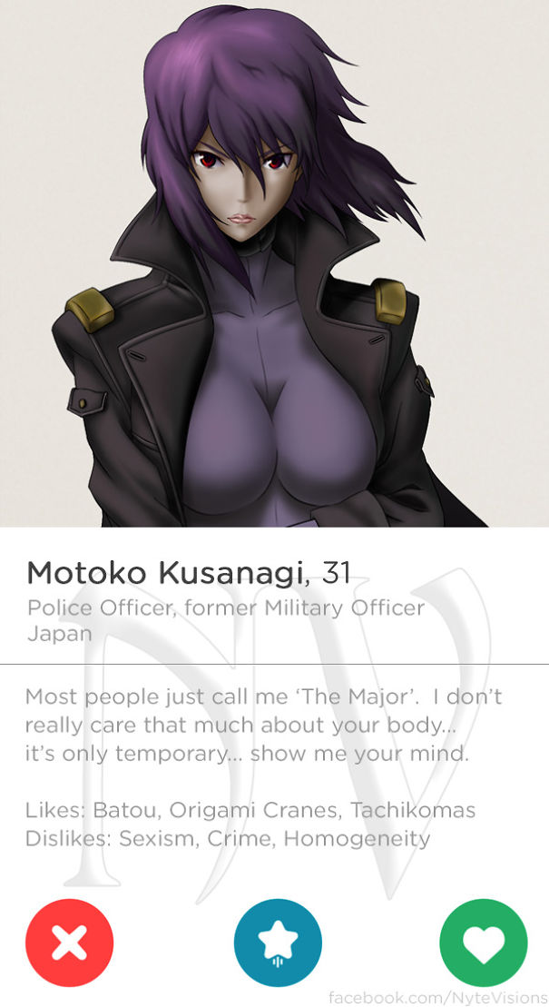 Anime Characters Were On Tinder