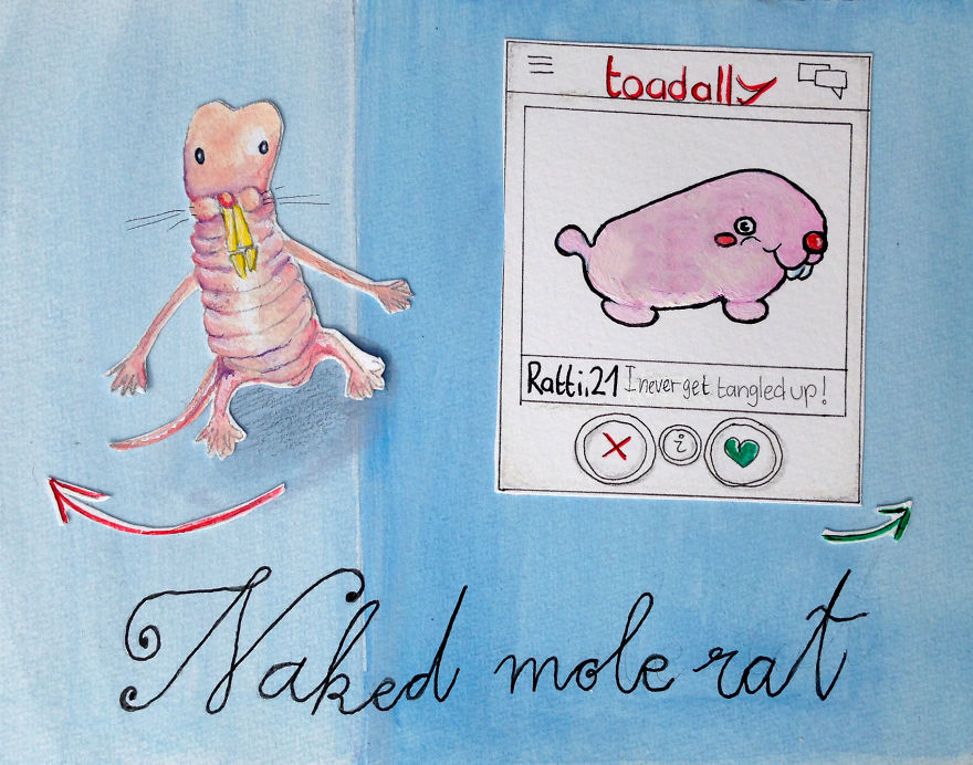 I Made 11 Ugly Animals Look Super Cute On Their Online Dating Profiles