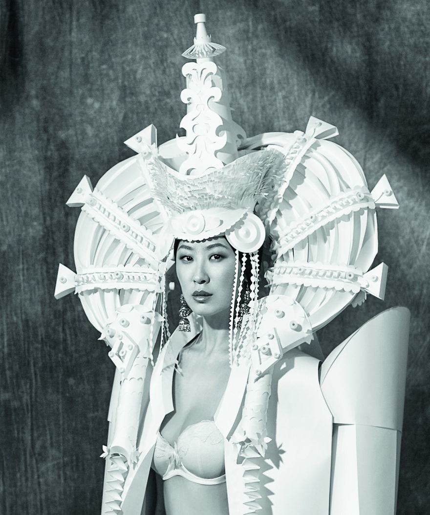 I Turn Paper Into Wedding Dresses Based On Different Nationalities