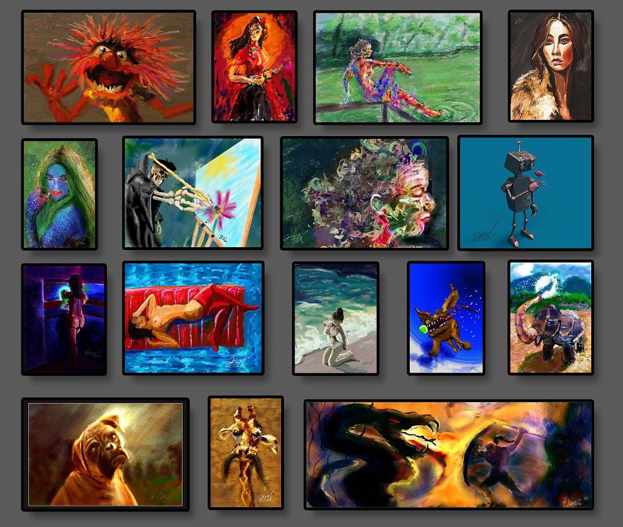 I've Created A New Work Of Art For Over 1,445 Consecutive Days (in Just About Every Medium).