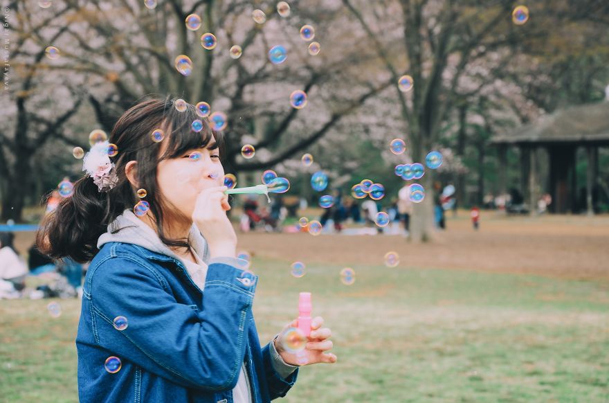I Was Lucky To Capture The People Of Tokyo In The Boom Of Cherry Trees Blossoming I Was Lucky To Capture The People Of Tokyo In The Boom Of Cherry Trees Blossoming