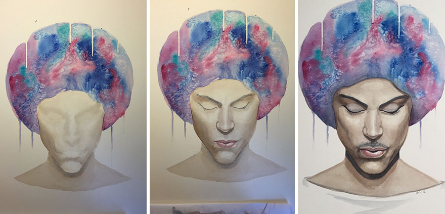 Purple Rain: I Painted A Tribute To Prince