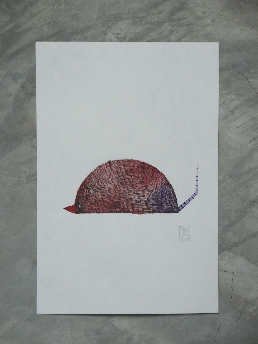 I Draw Different Animals From The Same Semicircle Shape