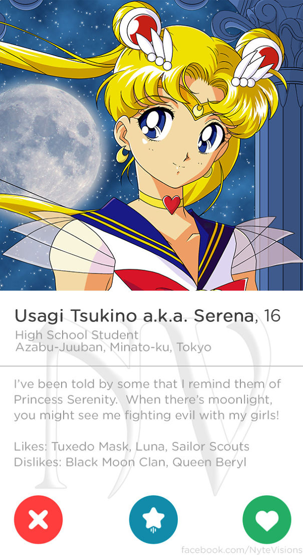 Anime Characters Were On Tinder