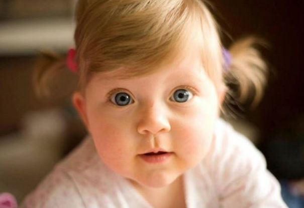 The Only 6 Month Old I Know With Bunches!