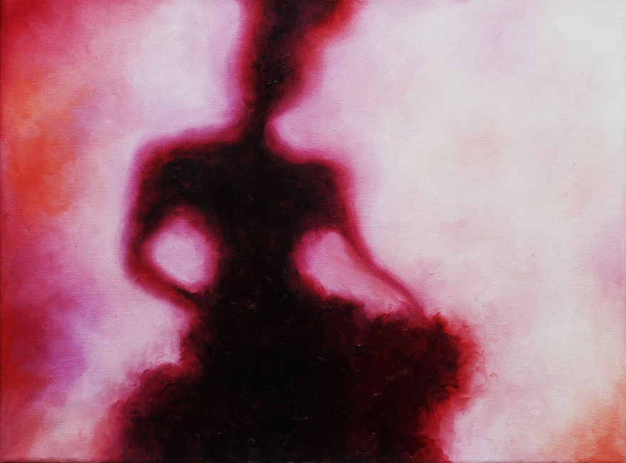 I Paint Colourful Portraits Using My Fingers