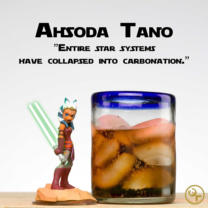 Ahsoka Tano + Soda = Ahsoda Tano
