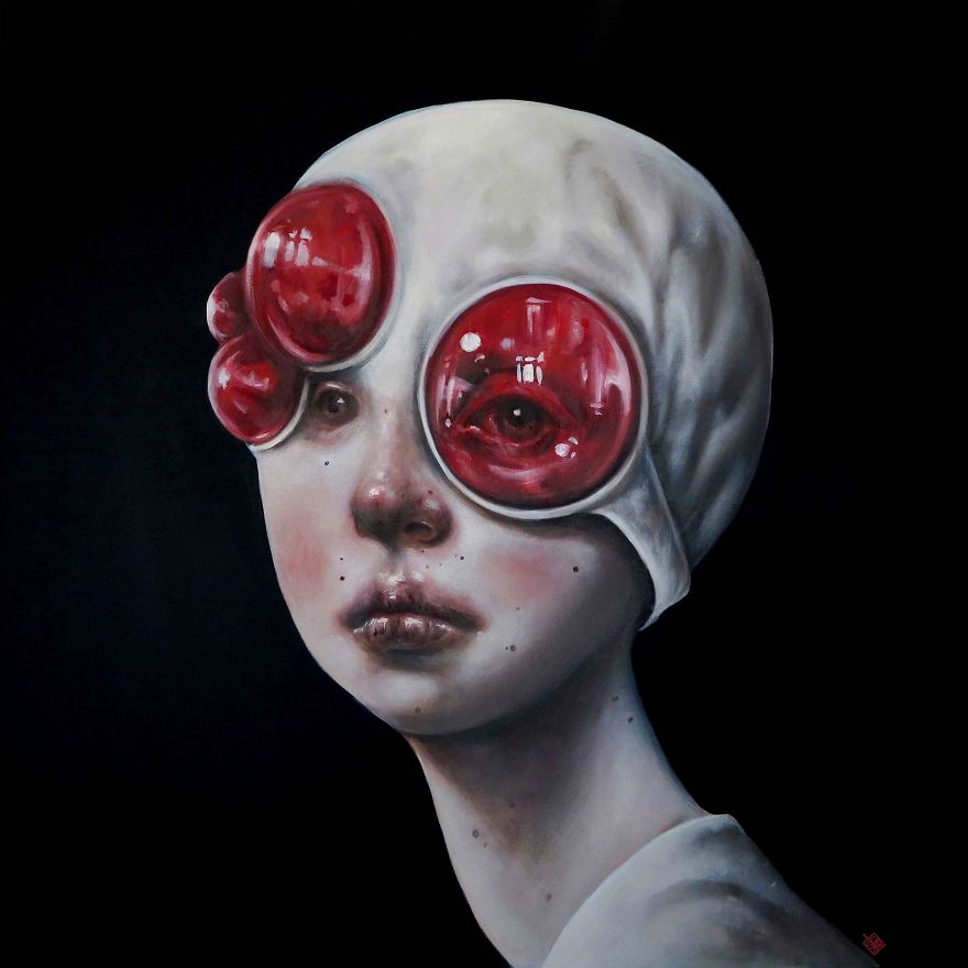 Surreal Portraits Of Women Painted By An Iranian Artist Surreal Portraits Of Women Painted By An Iranian Artist