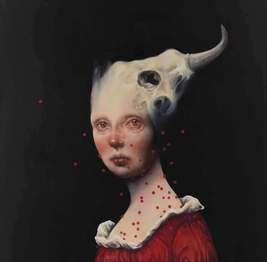 Surreal Portraits Of Women Painted By An Iranian Artist Surreal Portraits Of Women Painted By An Iranian Artist