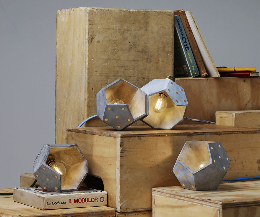 We Designed Modular Magnetic Lamps That Can Be Joined In An Endless Number Of Combinations
