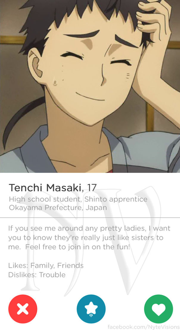 Anime Characters Were On Tinder