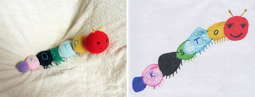 I Crochet Toys From Children Drawings