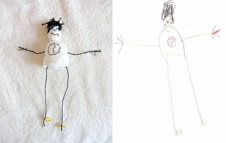 I Crochet Toys From Children Drawings I Crochet Toys From Children Drawings