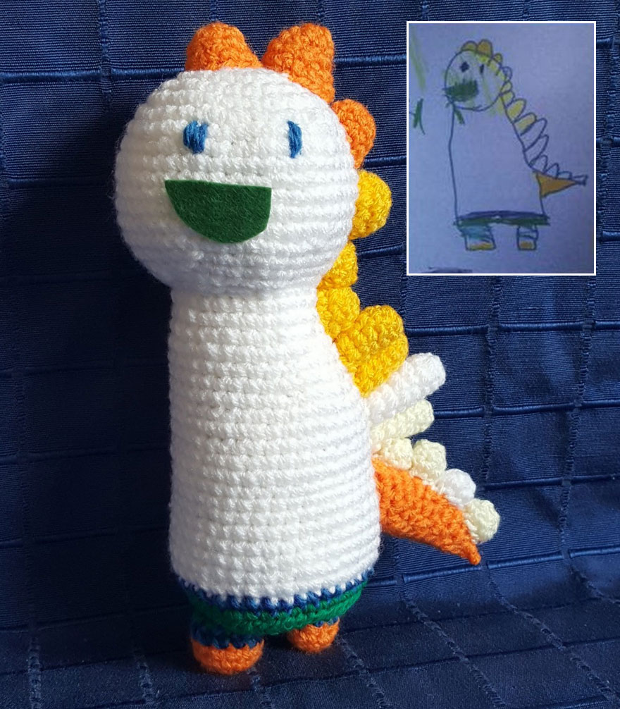I Crochet Toys From Children Drawings I Crochet Toys From Children Drawings