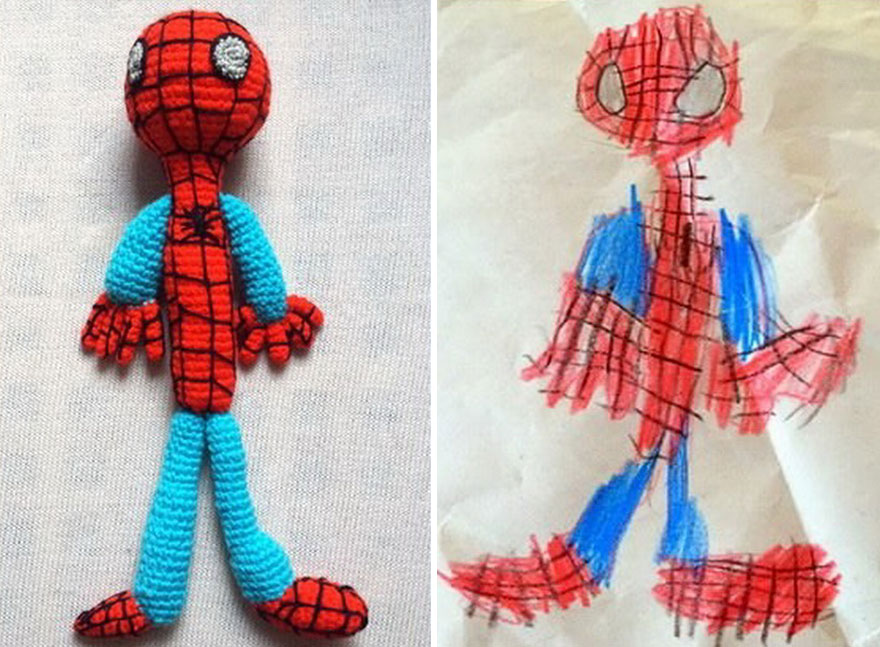 I Crochet Toys From Children Drawings I Crochet Toys From Children Drawings