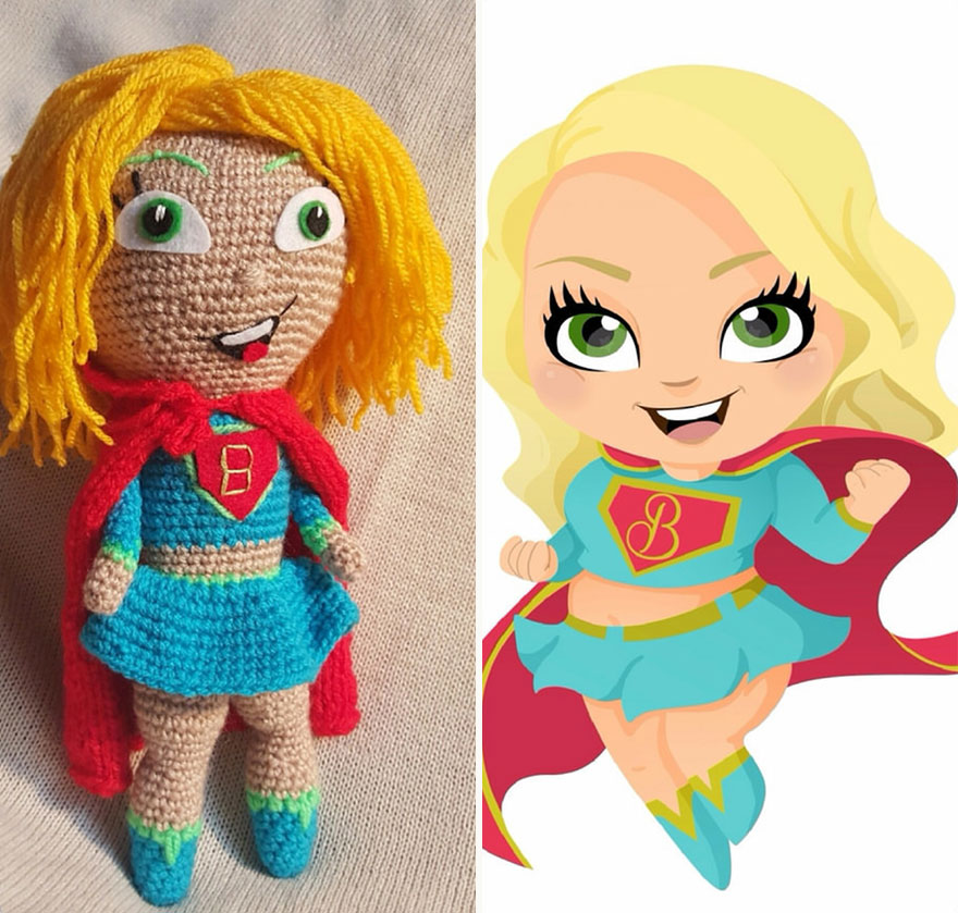 I Crochet Toys From Children Drawings