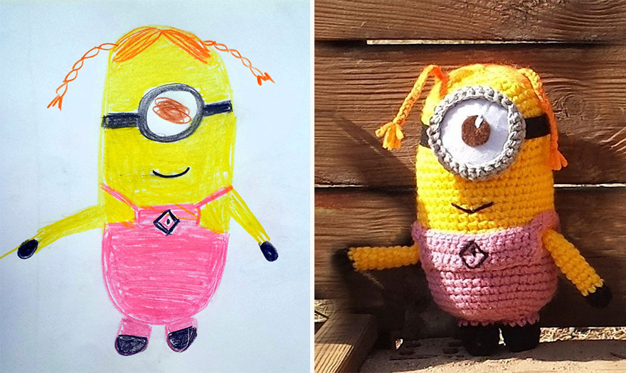 I Crochet Toys From Children Drawings I Crochet Toys From Children Drawings