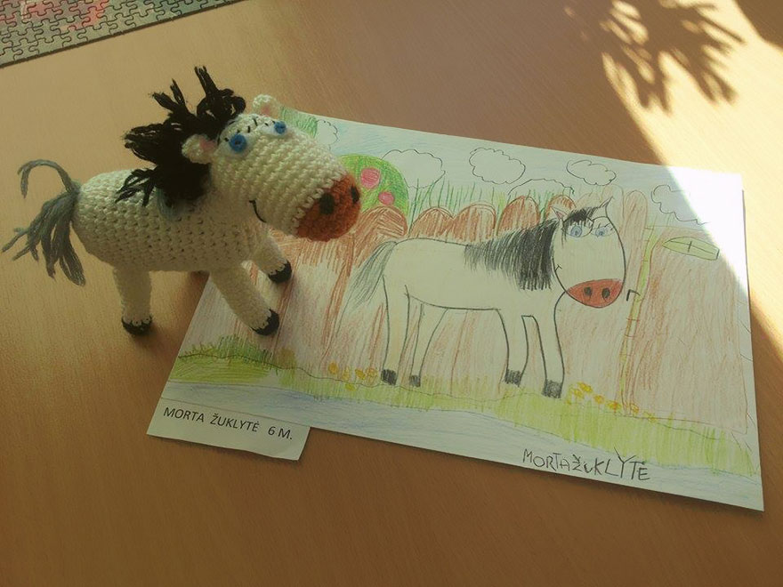 I Crochet Toys From Children Drawings I Crochet Toys From Children Drawings