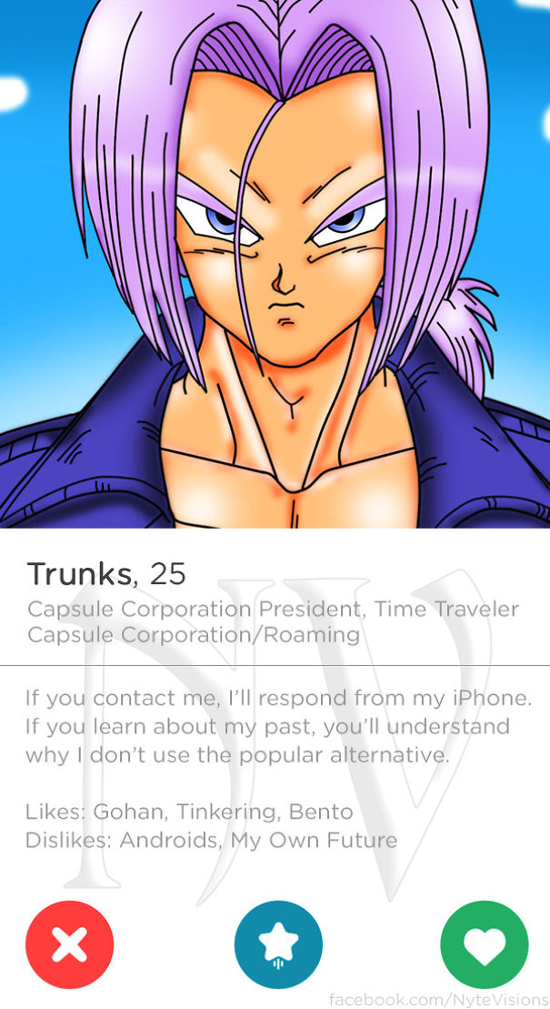 Anime Characters Were On Tinder