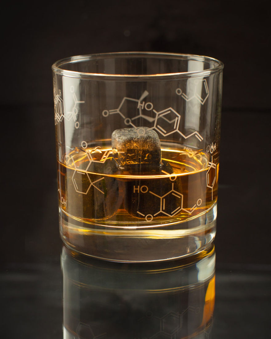 We Designed These Glasses To Display The Chemistry Of What’s In Your Glass. We Designed These Glasses To Display The Chemistry Of What’s In Your Glass.