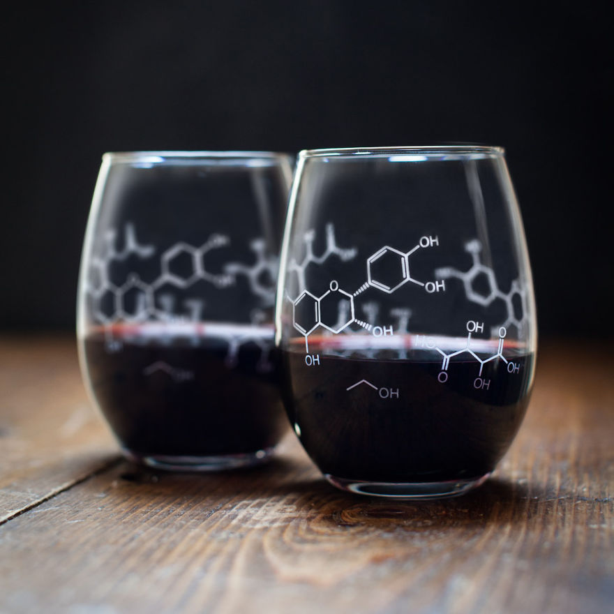 We Designed These Glasses To Display The Chemistry Of What&rsquo;s In Your Glass.