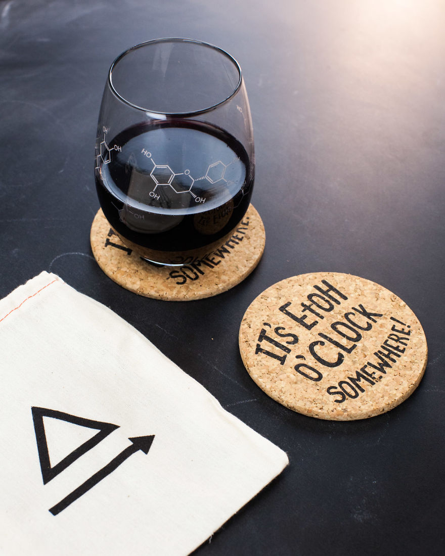 We Designed These Glasses To Display The Chemistry Of What’s In Your Glass. We Designed These Glasses To Display The Chemistry Of What’s In Your Glass.