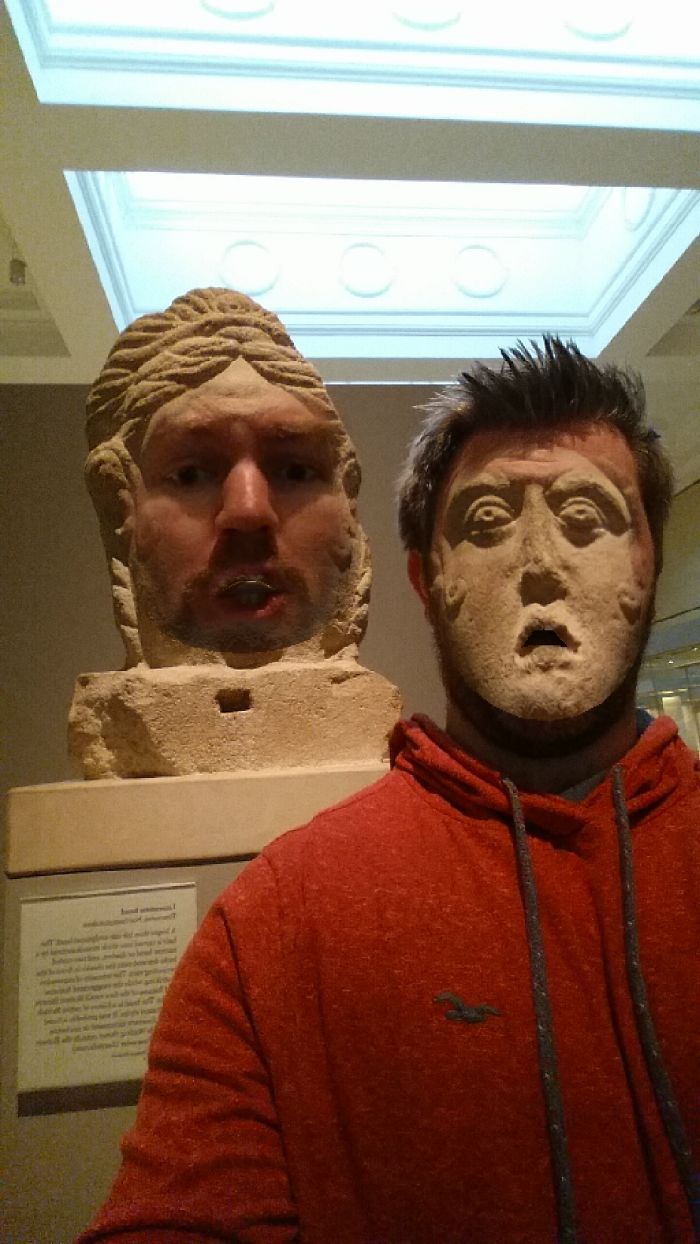 My Friend Went To The Museum And Tried Face Swap, The Result Is Hilarious (11 Pics) My Friend Went To The Museum And Tried Face Swap, The Result Is Hilarious (11 Pics)