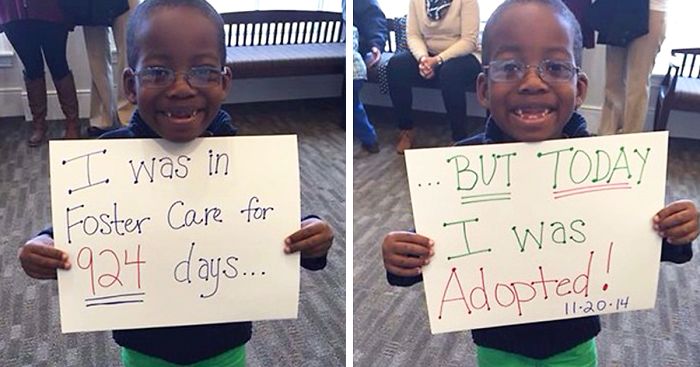 70 Heartwarming Pics Of Children Who Were Just Adopted